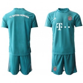 Koszulka Bayern Monachium Bramkarska Dziecięcy Domowe Stroje Piłkarskie 2020/21 Krótki Rękaw